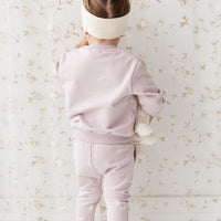 Organic Cotton Morgan Track Pant - Flutter by Lilac Childrens Pant from Jamie Kay USA