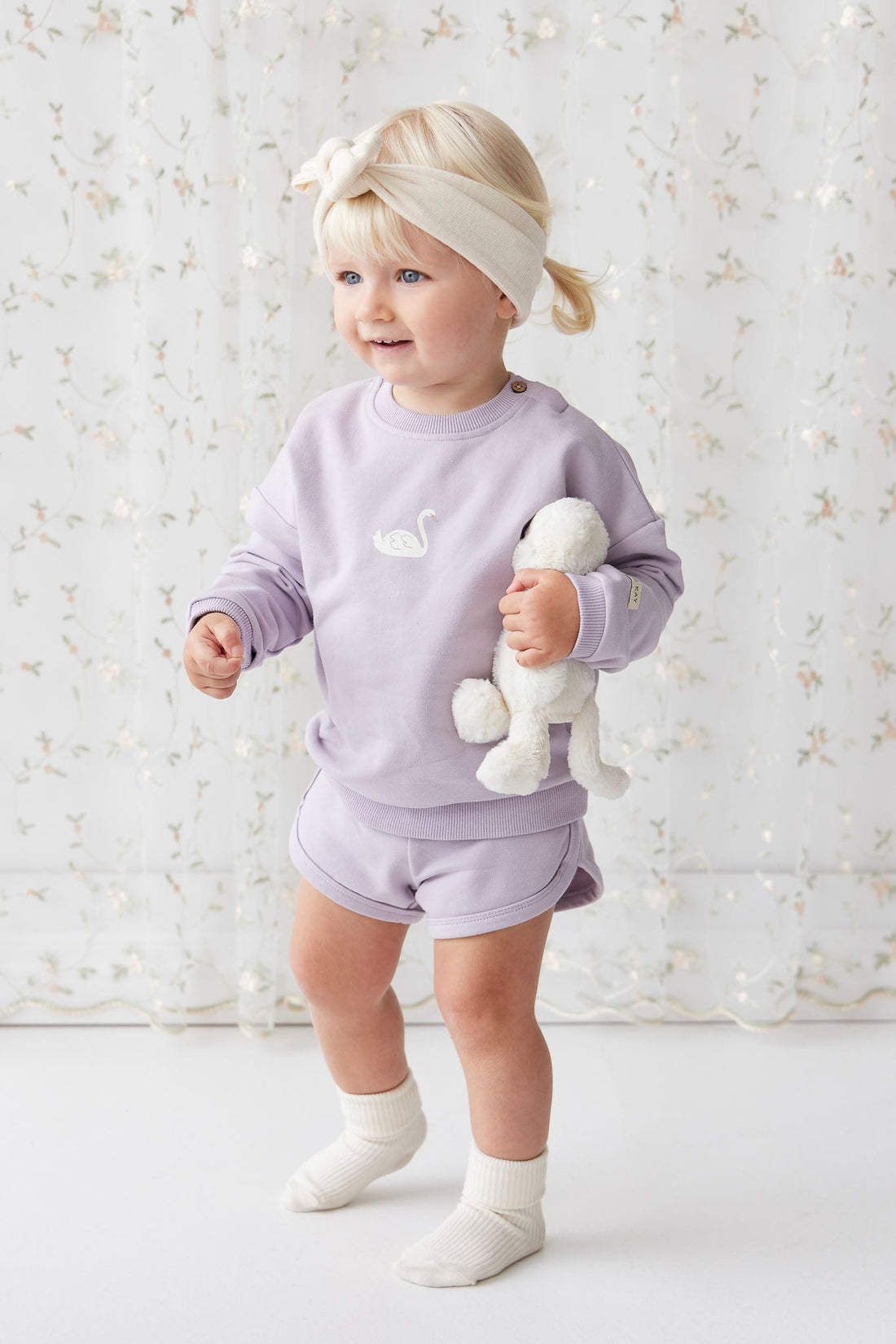 Organic Cotton Bobbie Sweatshirt - Starling Childrens Top from Jamie Kay USA