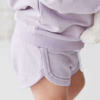 Organic Cotton Ivy Shortie - Starling Childrens Short from Jamie Kay USA