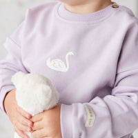 Organic Cotton Bobbie Sweatshirt - Starling Childrens Top from Jamie Kay USA