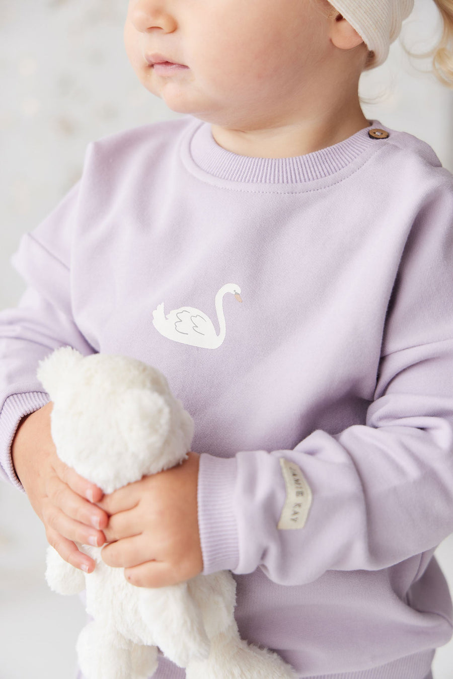 Organic Cotton Bobbie Sweatshirt - Starling Childrens Top from Jamie Kay USA