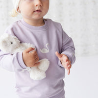 Organic Cotton Bobbie Sweatshirt - Starling Childrens Top from Jamie Kay USA