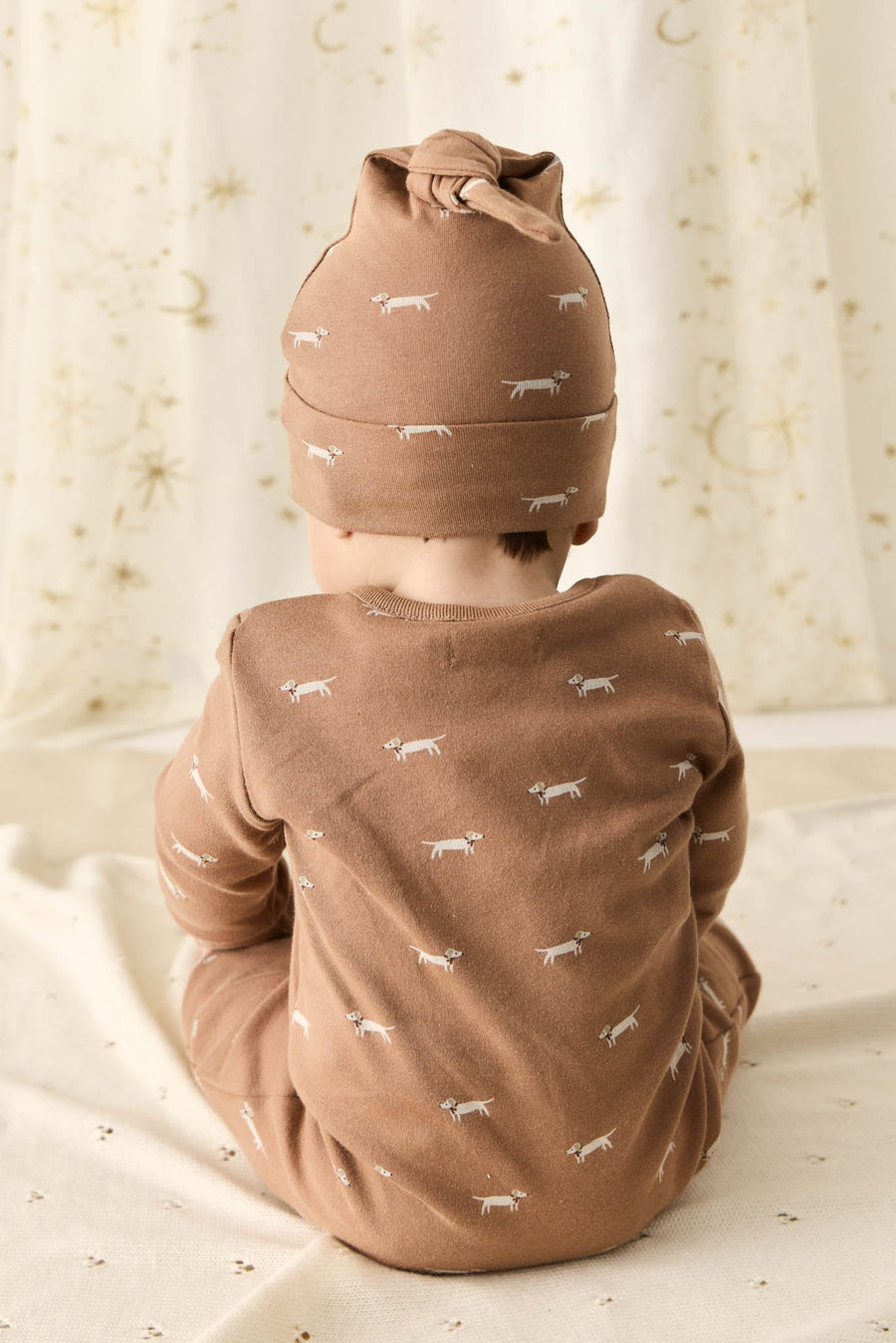 Organic Cotton Reese Zip Onepiece - Cosy Basil Spiced Childrens Onepiece from Jamie Kay USA