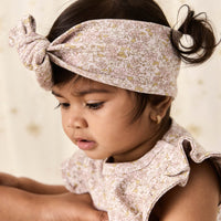 Organic Cotton Headband - Chloe Lilac Childrens Headband from Jamie Kay USA