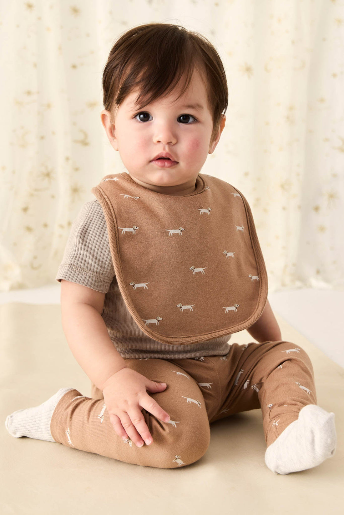 Organic Cotton Everyday Legging - Cosy Basil Spiced Childrens Legging from Jamie Kay USA