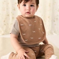 Organic Cotton Everyday Legging - Cosy Basil Spiced Childrens Legging from Jamie Kay USA