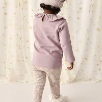 Pima Cotton Louise Top - Cosy Pink Childrens Top from Jamie Kay USA