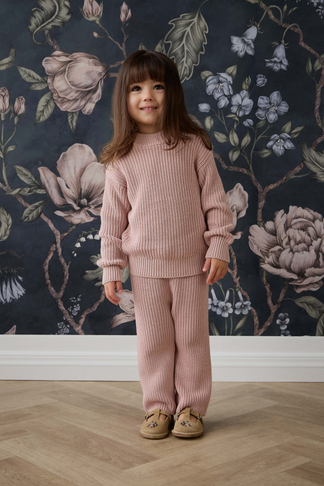Morgan Pant - Shell Pink Childrens Pant from Jamie Kay USA