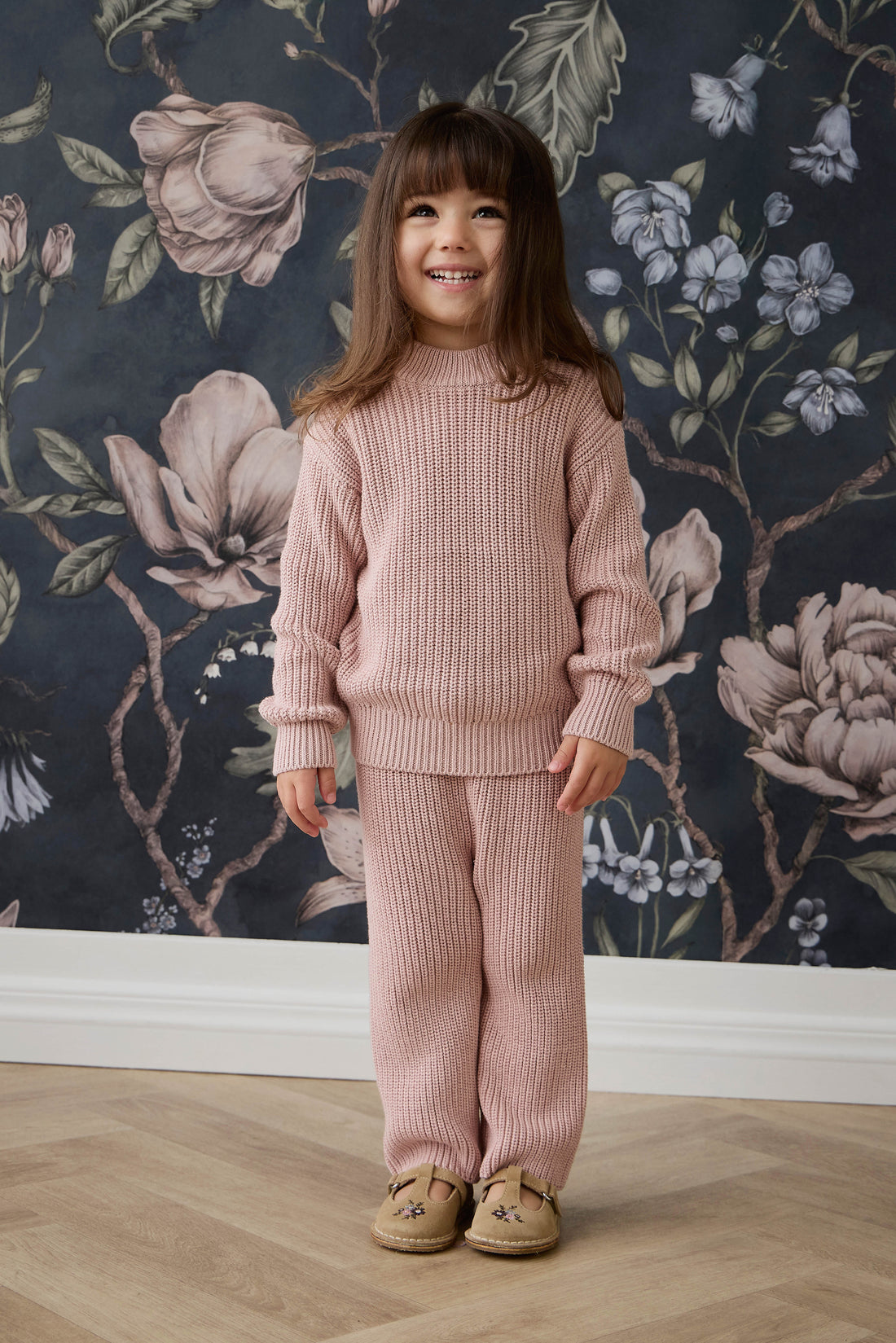 Morgan Pant - Shell Pink Childrens Pant from Jamie Kay USA