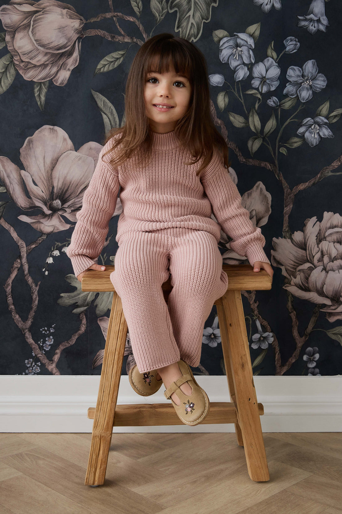 Morgan Pant - Shell Pink Childrens Pant from Jamie Kay USA
