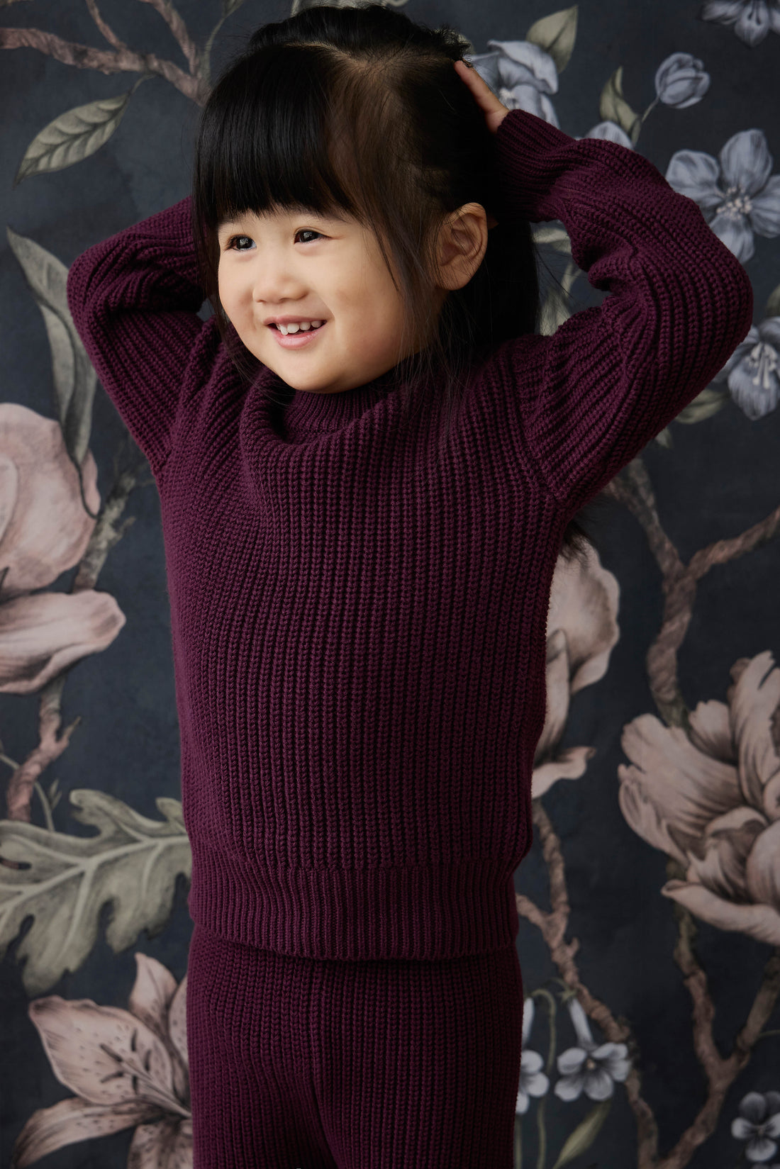 Morgan Jumper - Sugar Plum Childrens Jumper from Jamie Kay USA