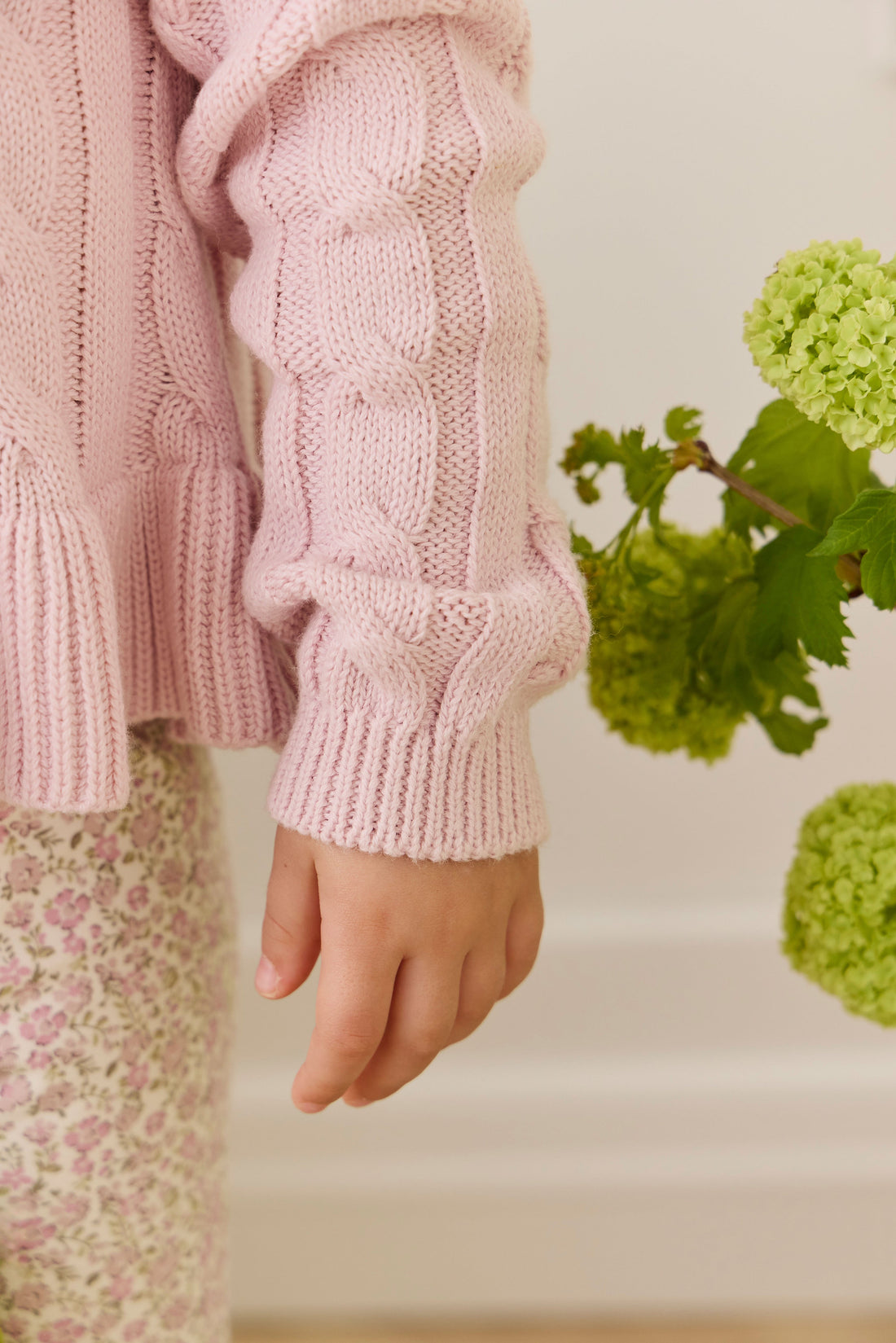 Harriet Cardigan - Frosted Petal Childrens Cardigan from Jamie Kay USA