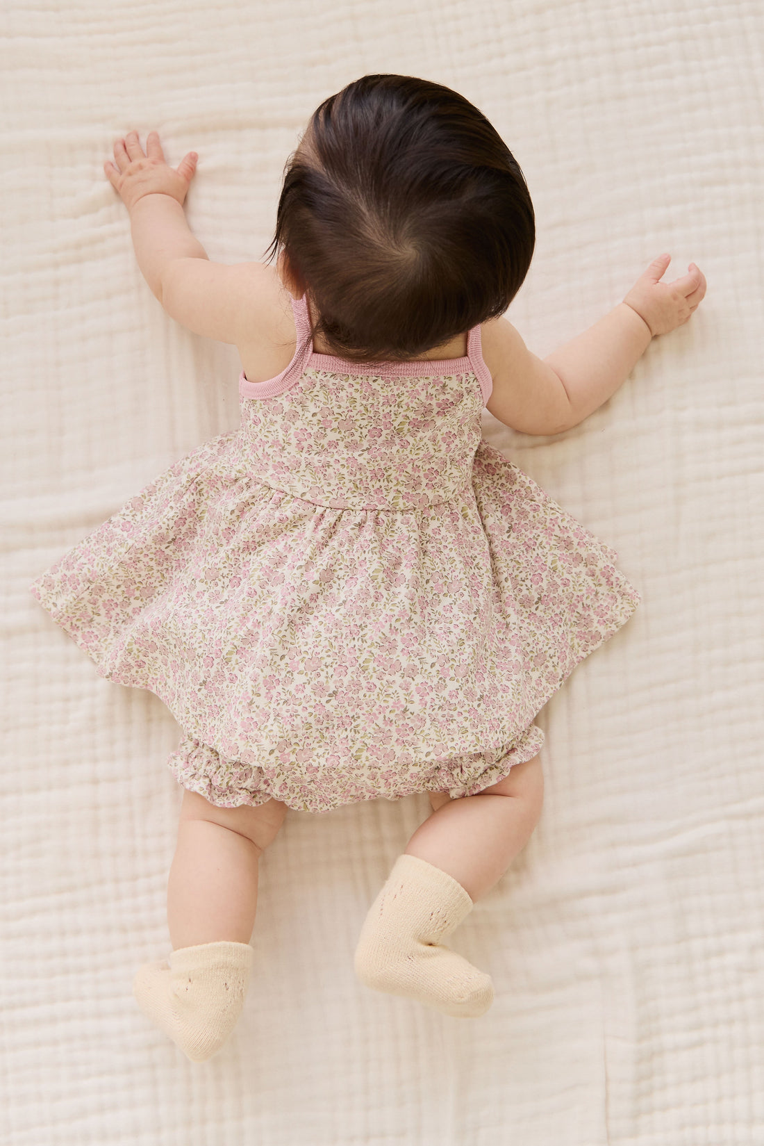 Organic Cotton Maple Singlet - Tully Mauve Childrens Top from Jamie Kay USA