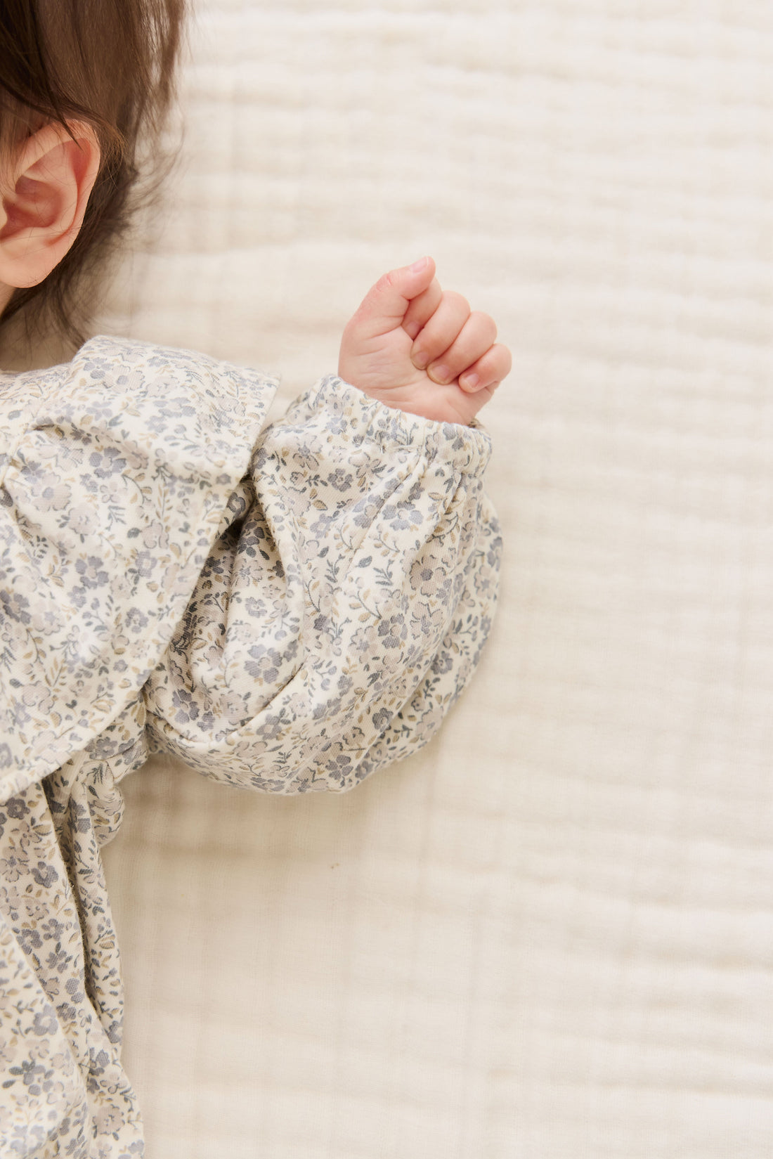 Organic Cotton Aurora Playsuit - Tully Grey Childrens Playsuit from Jamie Kay USA