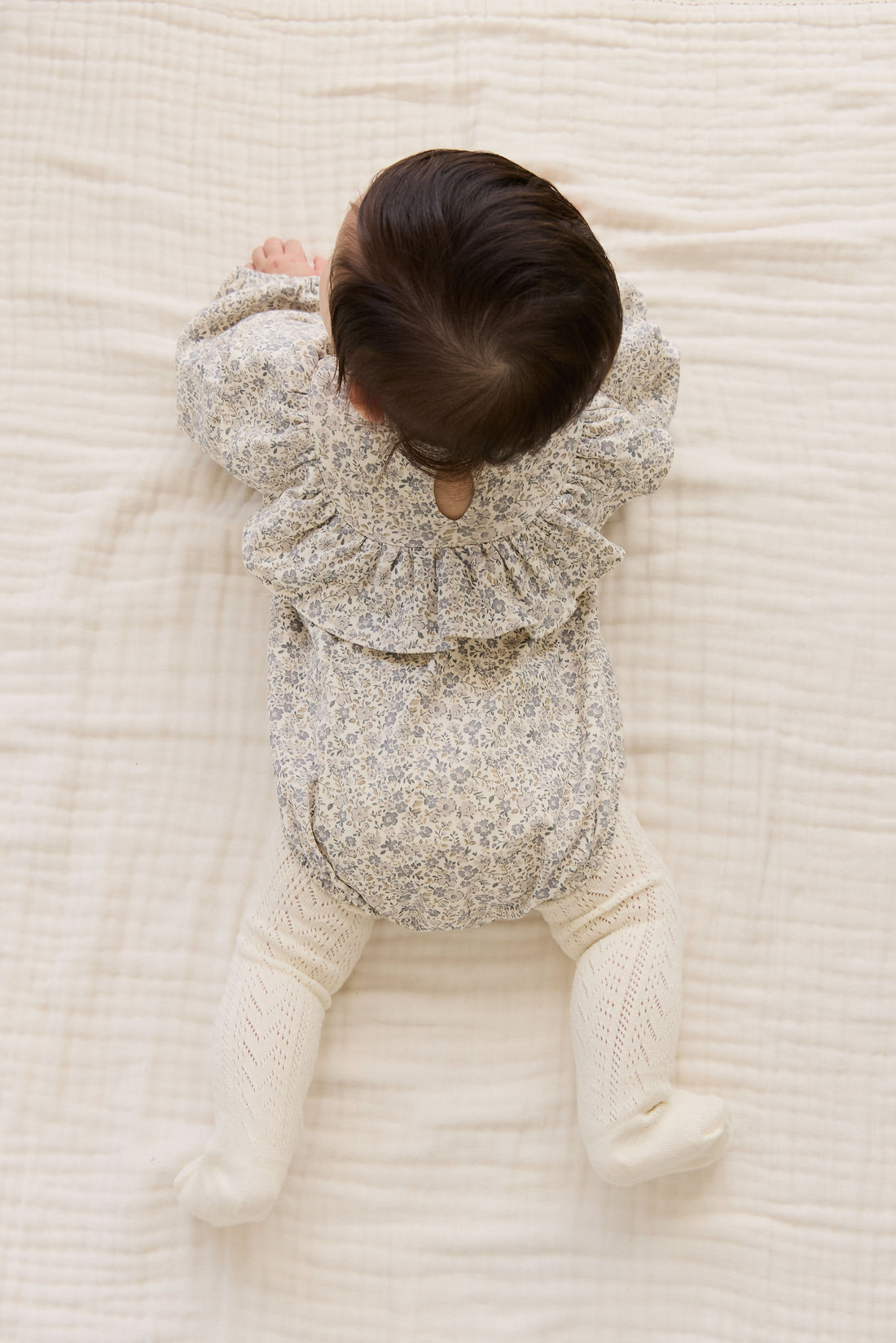 Organic Cotton Aurora Playsuit - Tully Grey Childrens Playsuit from Jamie Kay USA