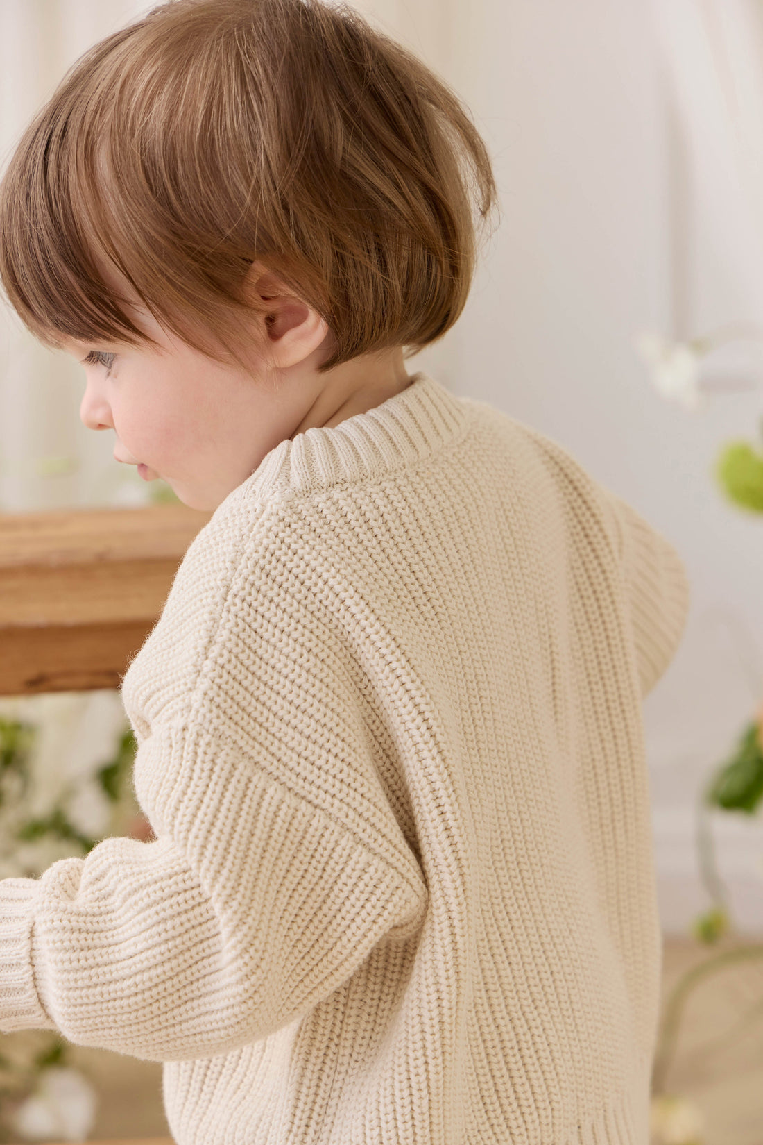 Johan Knit Jumper - Vanilla Childrens Jumper from Jamie Kay USA
