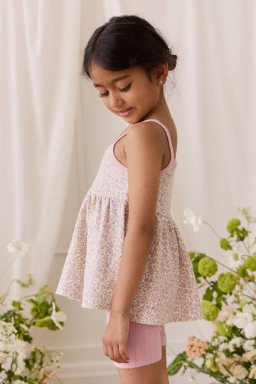 Organic Cotton Modal Elisa Short - Vintage Violet Childrens Shorts from Jamie Kay USA