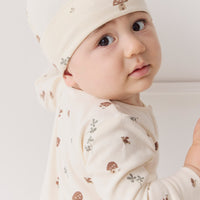 Organic Cotton Knot Beanie - Le Champignon Childrens Hat from Jamie Kay USA