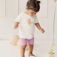 Pima Cotton Aude Tee - Cloud Little Georgie Childrens Top from Jamie Kay USA