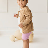 Emily Knitted Cardigan - Caramel Cream Childrens Cardigan from Jamie Kay USA