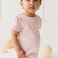 Pima Cotton Tasha Top - Dusky Pink Childrens Top from Jamie Kay USA