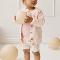 Organic Cotton Everyday Bike Short - Moons Woolen Ball Childrens Short from Jamie Kay USA