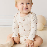 Organic Cotton Fernley Bodysuit - Le Champignon Childrens Bodysuit from Jamie Kay USA