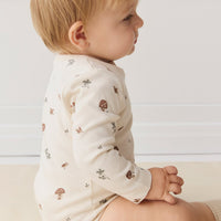 Organic Cotton Fernley Bodysuit - Le Champignon Childrens Bodysuit from Jamie Kay USA