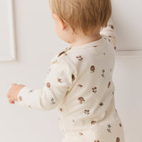 Organic Cotton Fernley Bodysuit - Le Champignon Childrens Bodysuit from Jamie Kay USA