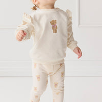 Organic Cotton Everyday Legging - Little Georgie Childrens Legging from Jamie Kay USA