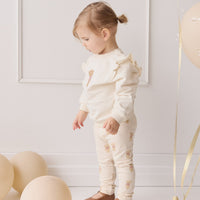 Organic Cotton Everyday Legging - Little Georgie Childrens Legging from Jamie Kay USA