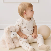 Organic Cotton Everyday Legging - Le Champignon Childrens Legging from Jamie Kay USA