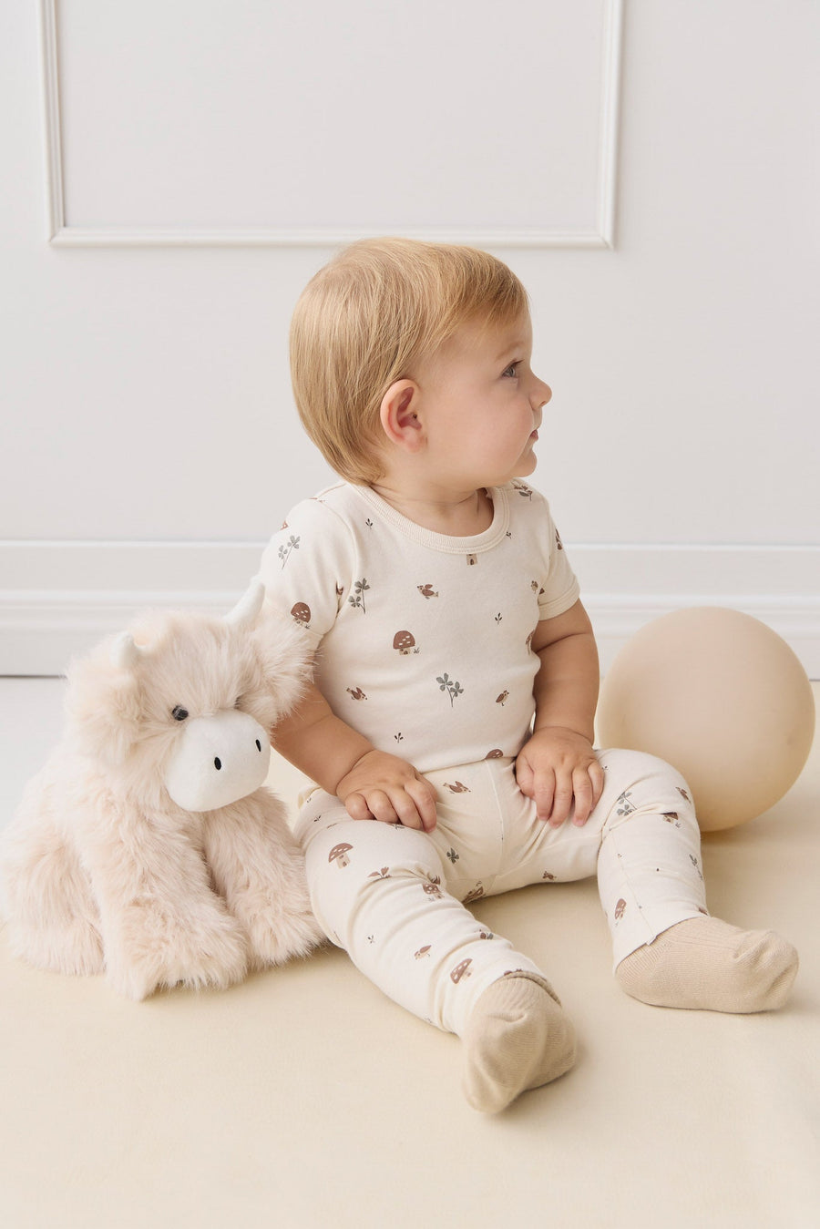 Organic Cotton Everyday Legging - Le Champignon Childrens Legging from Jamie Kay USA