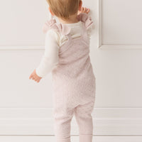 Mia Kintted Onepiece - Soft Misty Rose Childrens Onepiece from Jamie Kay USA