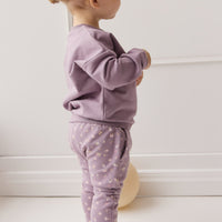 Organic Cotton Morgan Track Pant - Briella Quail Childrens Pant from Jamie Kay USA