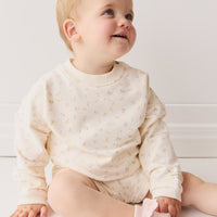 Organic Cotton Damien Sweatshirt - Briella Whisper Childrens Top from Jamie Kay USA