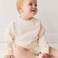 Organic Cotton Ivy Shortie - Briella Whisper Childrens Short from Jamie Kay USA