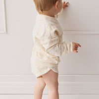 Organic Cotton Ivy Shortie - Briella Whisper Childrens Short from Jamie Kay USA