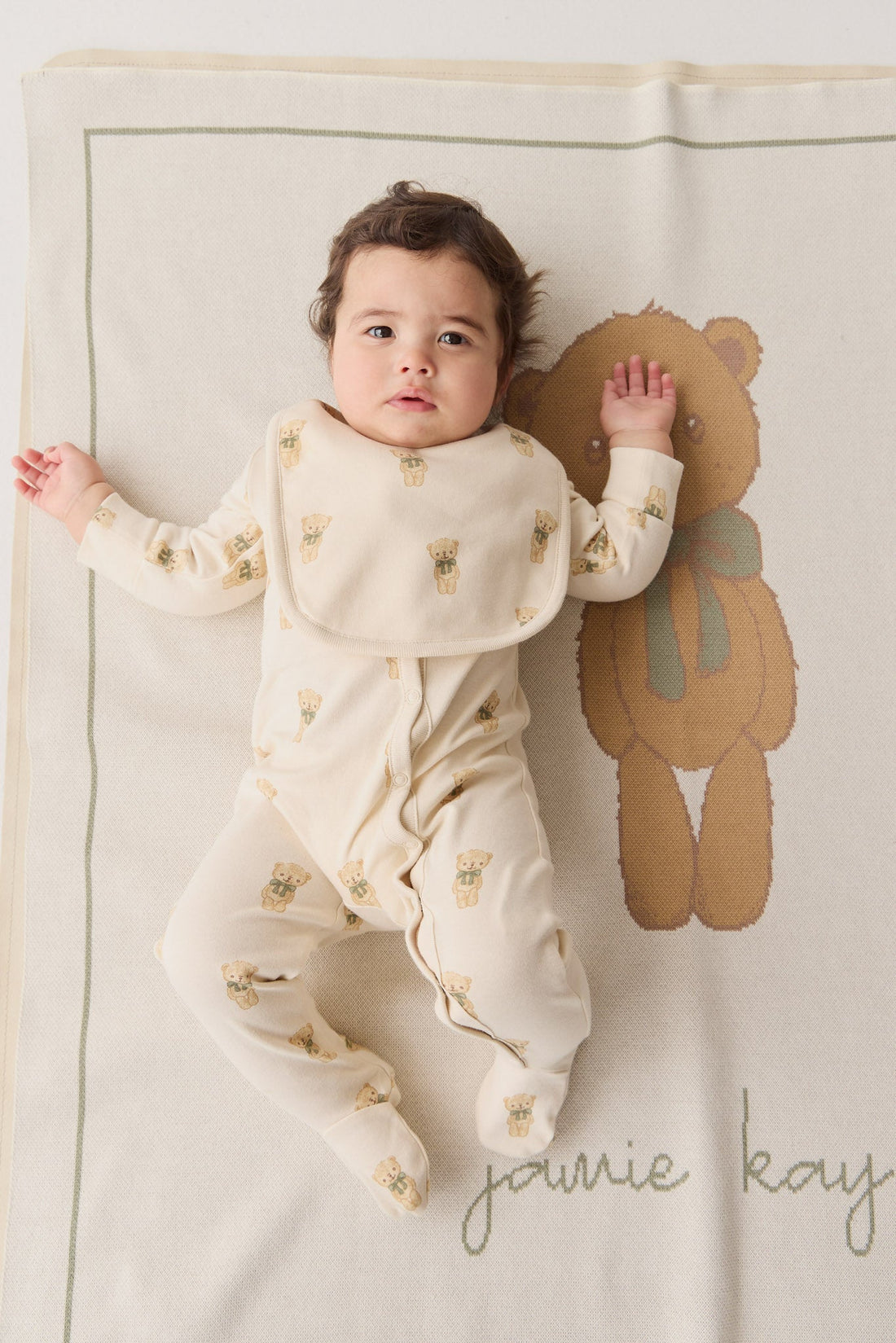 Organic Cotton Pascale Onepiece - Little Ted Childrens Onepiece from Jamie Kay USA