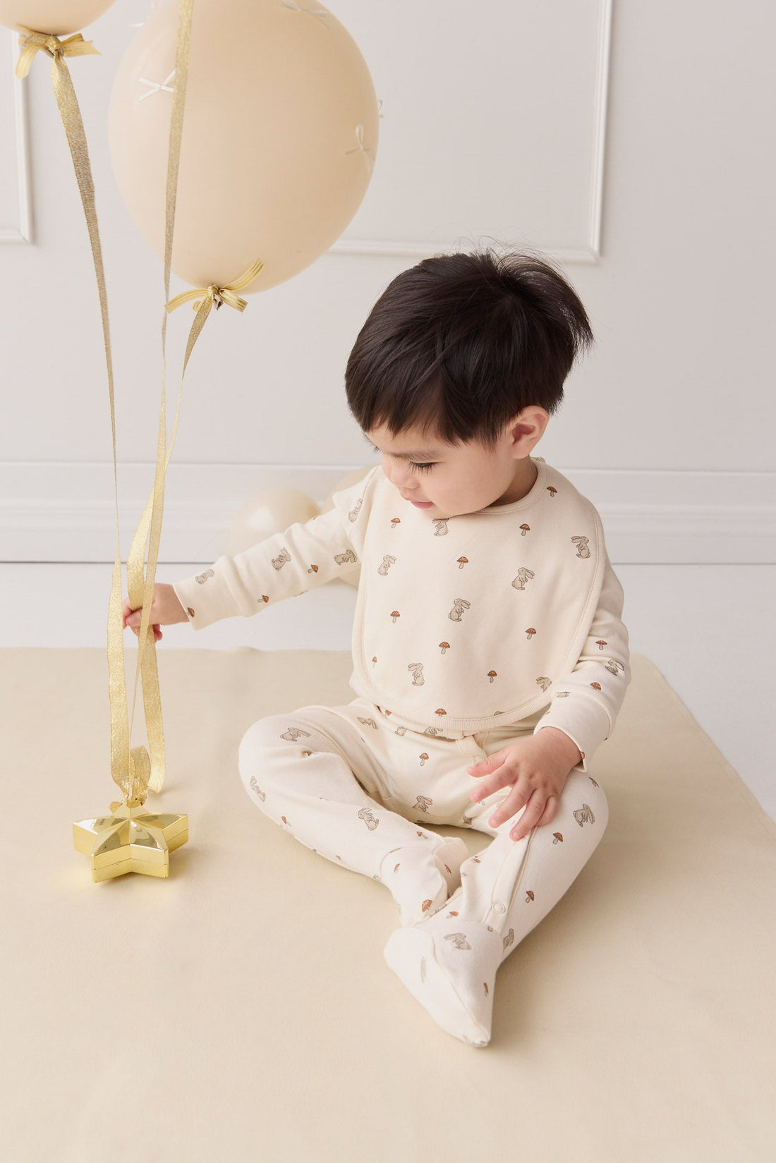 Organic Cotton Pascale Onepiece - Le Lapin Childrens Onepiece from Jamie Kay USA