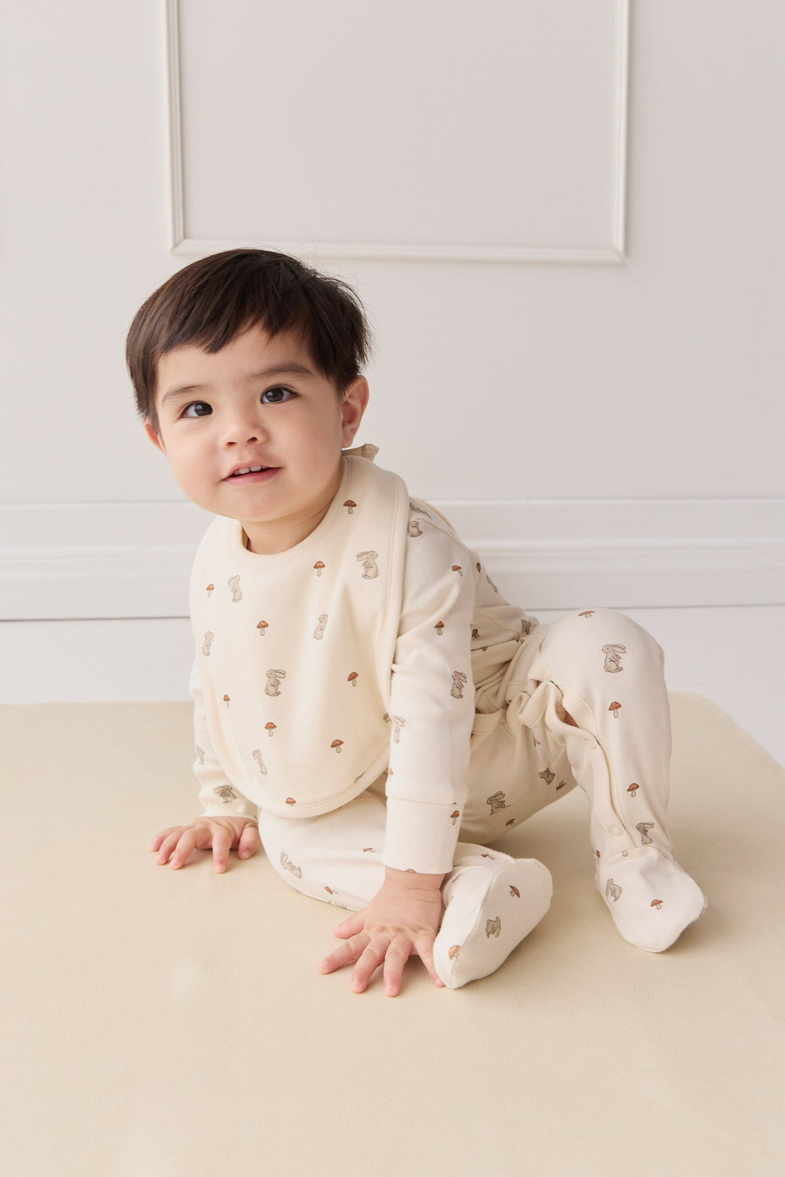 Organic Cotton Pascale Onepiece - Le Lapin Childrens Onepiece from Jamie Kay USA