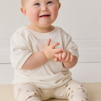 Pima Cotton Eddie Tee - Parchment Childrens Top from Jamie Kay USA