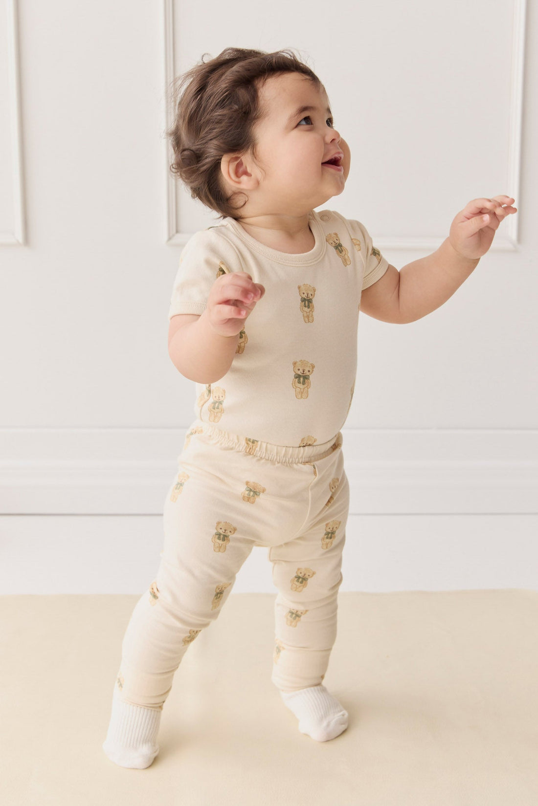 Organic Cotton Everyday Legging - Little Ted Childrens Legging from Jamie Kay USA