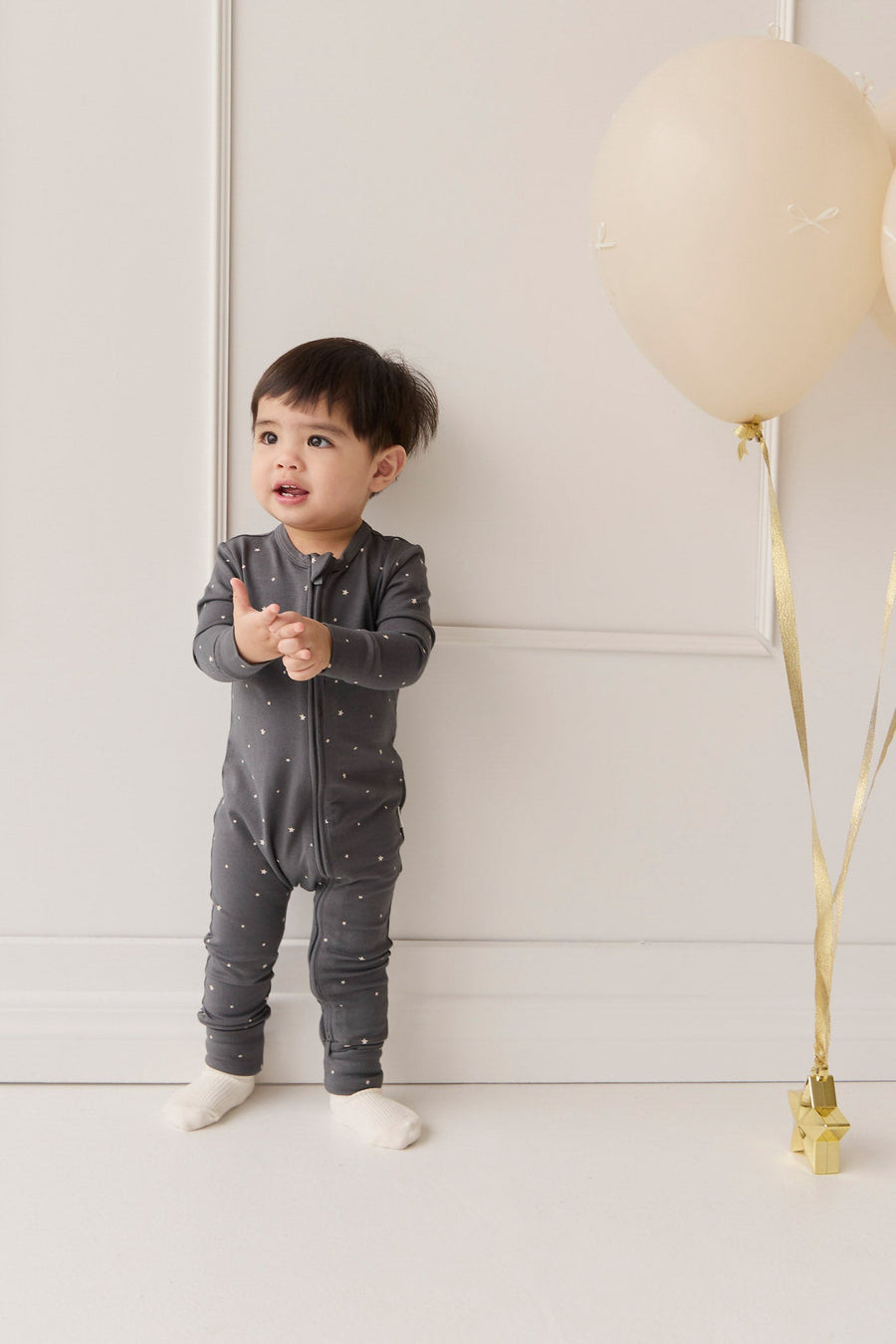 Organic Cotton Modal Frankie Onepiece - Milky Way Icelandic Childrens Onepiece from Jamie Kay USA