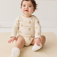 Organic Cotton Fernley Bodysuit - Little Ted Childrens Bodysuit from Jamie Kay USA