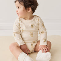 Organic Cotton Fernley Bodysuit - Little Ted Childrens Bodysuit from Jamie Kay USA