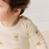 Organic Cotton Fernley Bodysuit - Little Ted Childrens Bodysuit from Jamie Kay USA