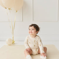 Organic Cotton Fernley Bodysuit - Little Ted Childrens Bodysuit from Jamie Kay USA