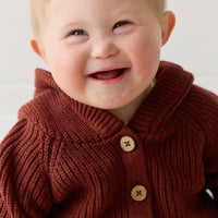 Ollie Cardigan - Fox Marle Childrens Cardigan from Jamie Kay USA