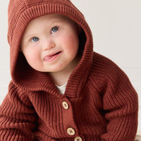 Ollie Cardigan - Fox Marle Childrens Cardigan from Jamie Kay USA